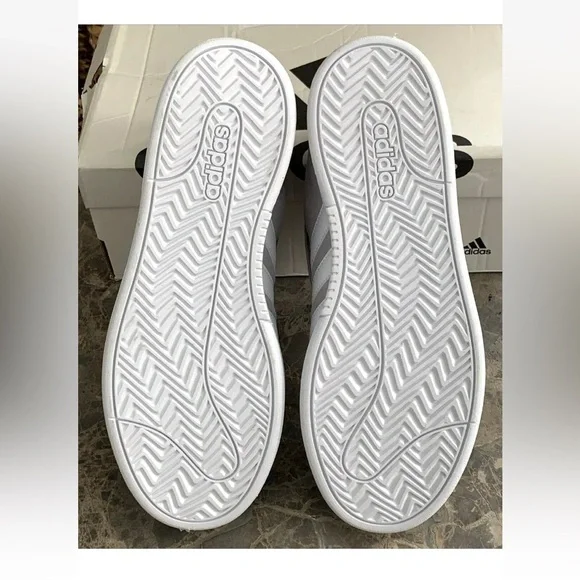 Adidas Grand Court Alpha Sneaker Suede Leather Grey White Couldfoam Comfort - Picture 11 of 15